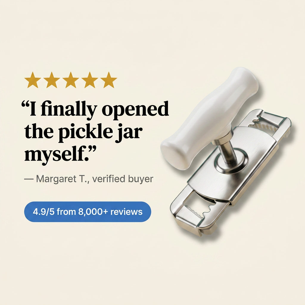 India's #1 Stainless Steel Adjustable Jar Lids Opener