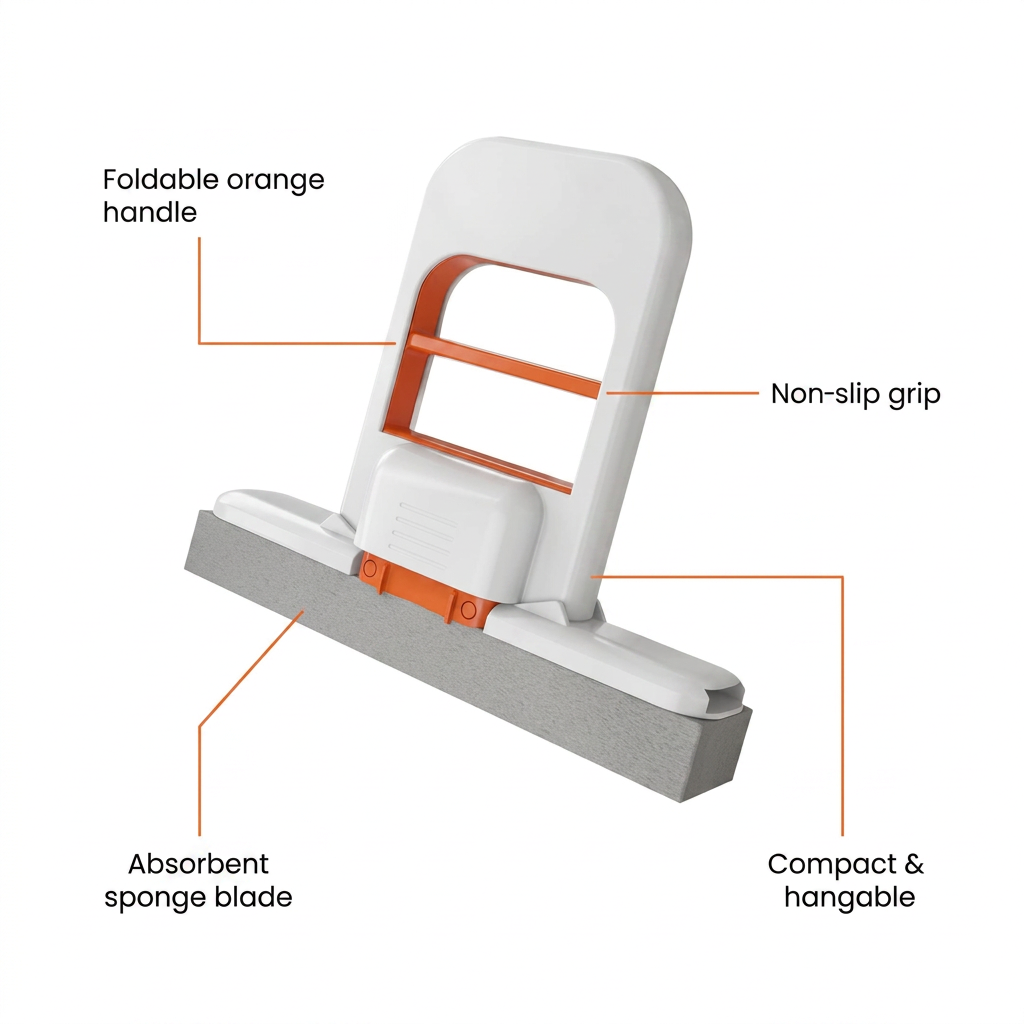 Mini Foldable Mop for Kitchen (Pack of 1)