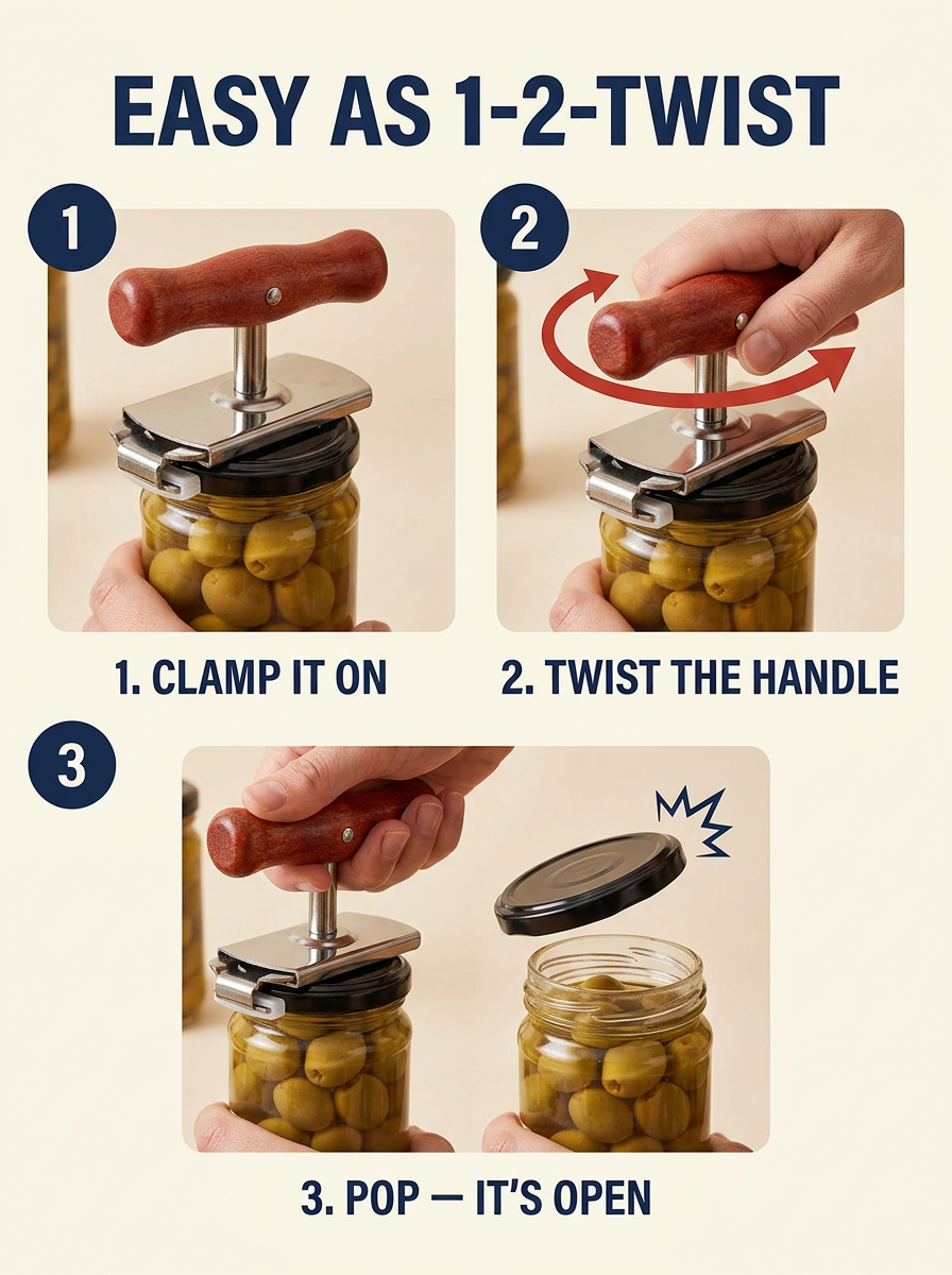 India's #1 Stainless Steel Adjustable Jar Lids Opener