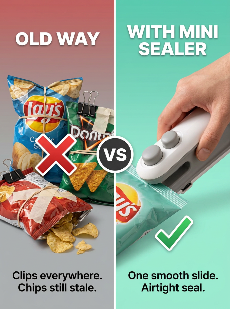 India's #1 Smart Portable Mini Sealing Machine.