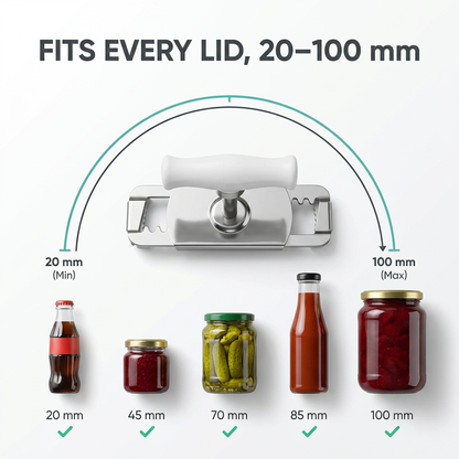 India's #1 Stainless Steel Adjustable Jar Lids Opener