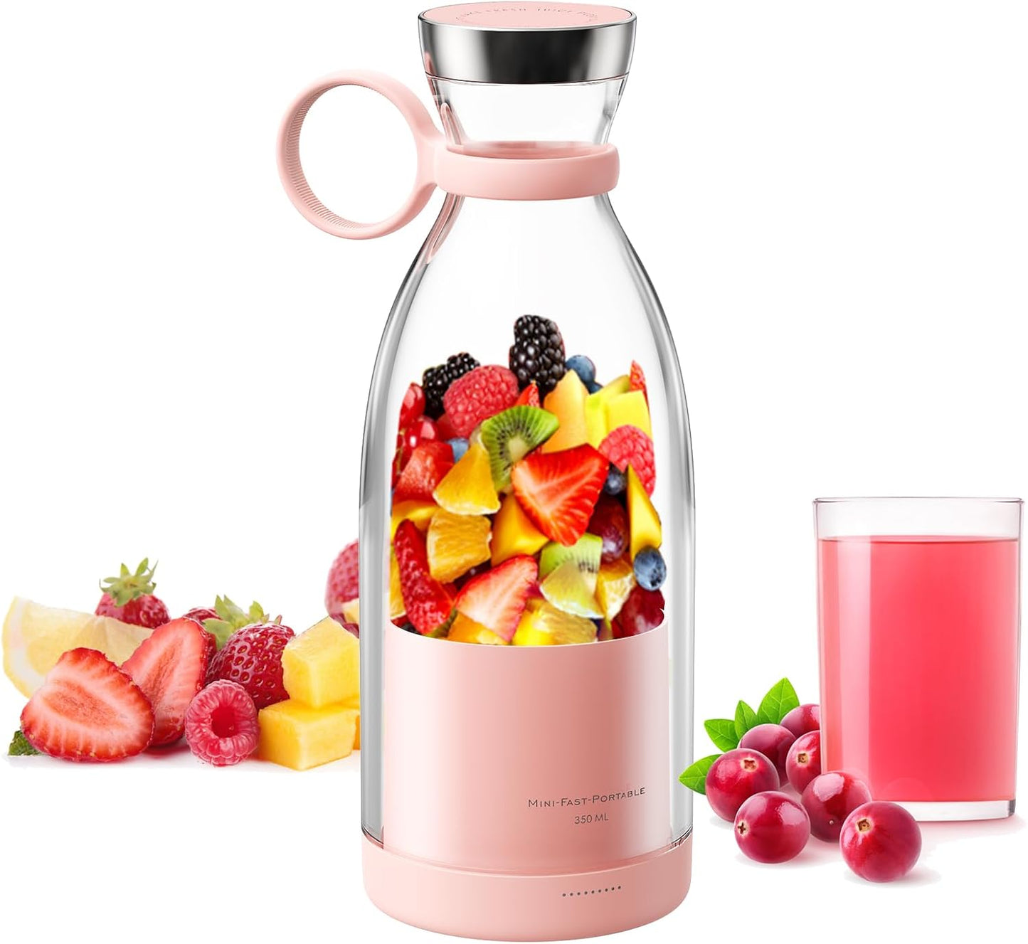 Portable Mini Blender for Fresh Juice - USB Rechargeable Personal Smoothie Maker