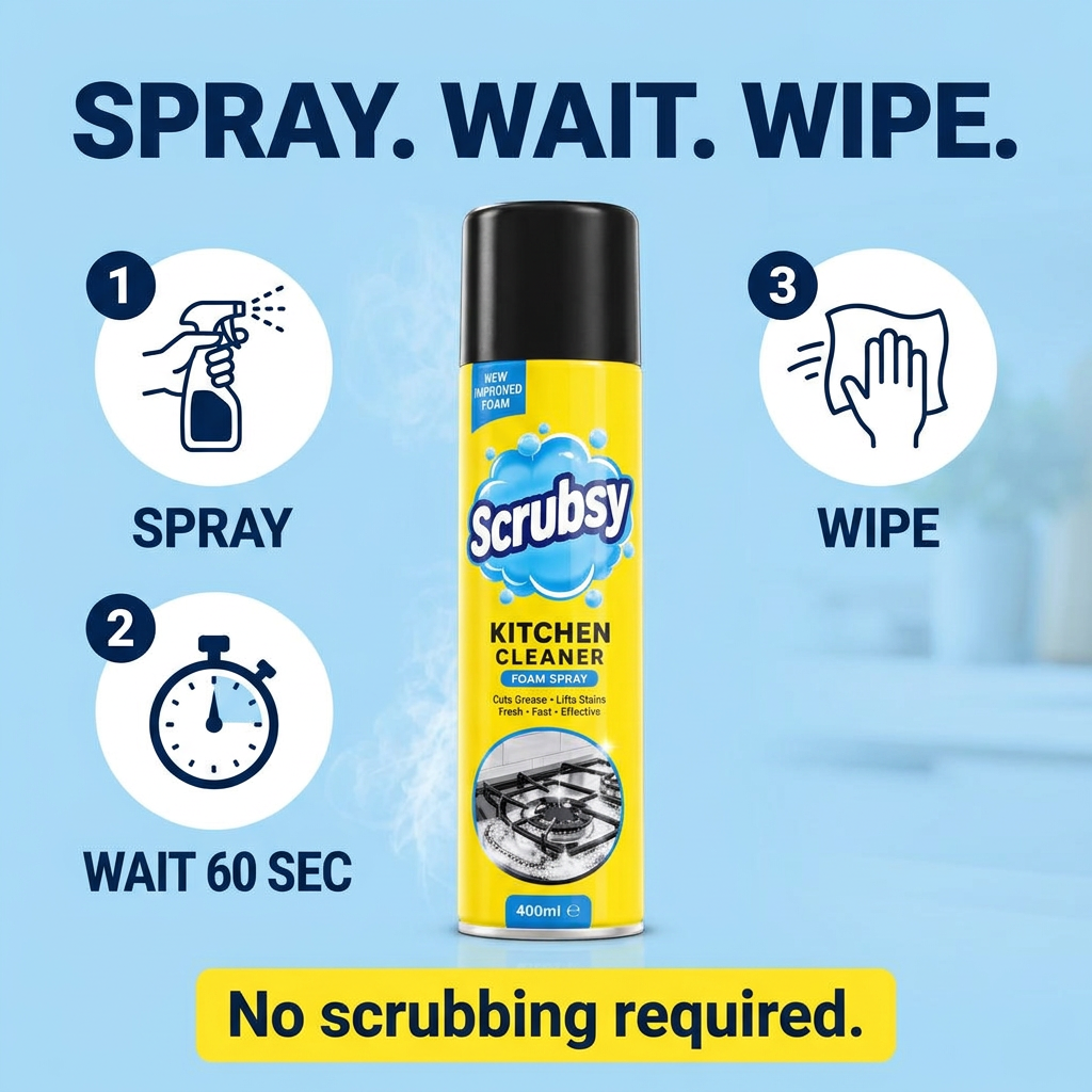 India's #1 Foam-Based Complete Kitchen Cleaner & Disinfectant [Buy 1 get 1 Free]