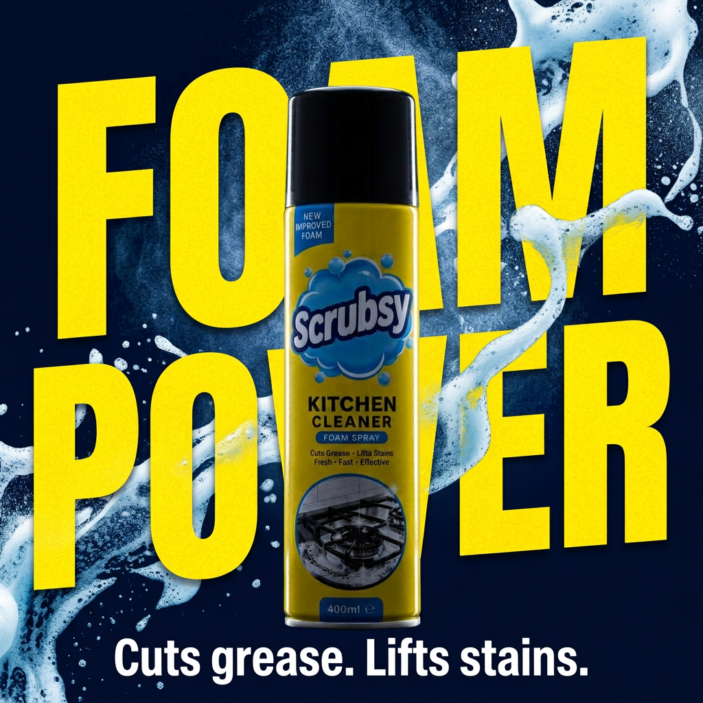 India's #1 Foam-Based Complete Kitchen Cleaner & Disinfectant [Buy 1 get 1 Free]