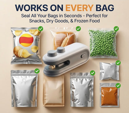 India's #1 Smart Portable Mini Sealing Machine.