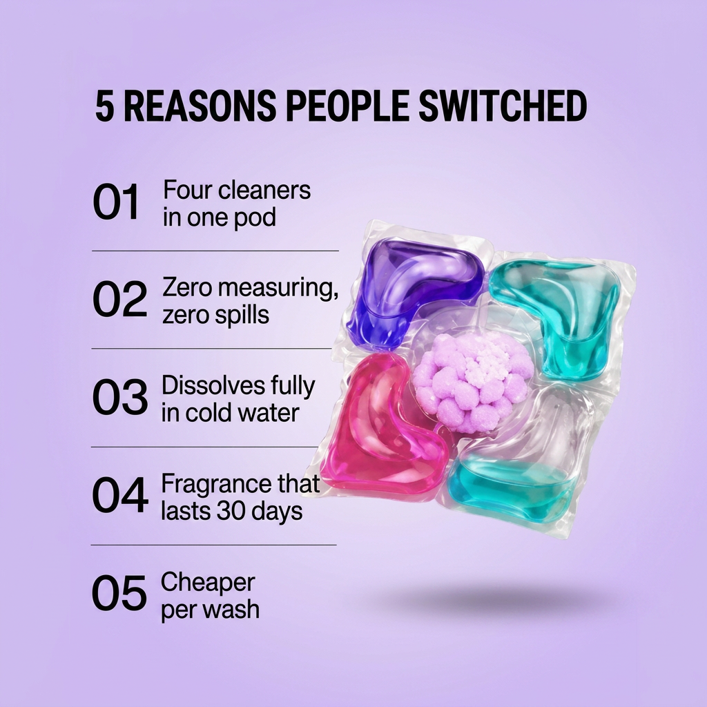 5 in 1 Mini laundry Pods (Pack of 30)